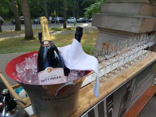 Cocktail-Empfang, Bar Catering, Lastenrad, Champagnerempfang